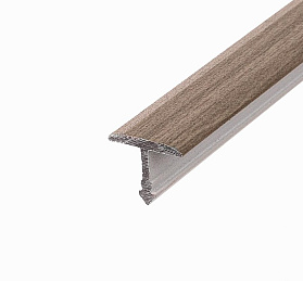 Порог (стык) Русский профиль Т-образный декорированный, 13*2700 мм, Дуб жемчужный